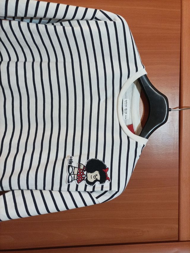 jersey algodón talla 13-14 nuevo Mafalda