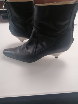 botines negros de Zara  n 39 tacón 