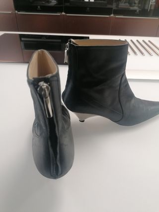 botines negros de Zara  n 39 tacón 