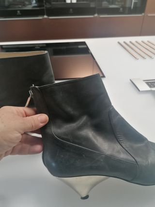 botines negros de Zara  n 39 tacón 
