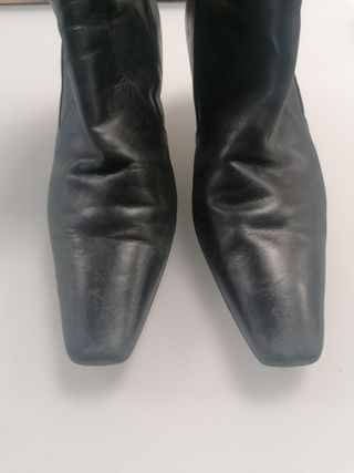 botines negros de Zara  n 39 tacón 