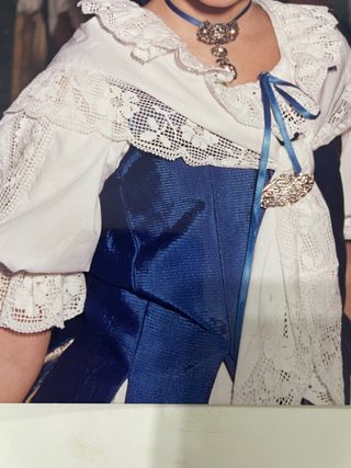 Traje de Huertana, dos faldas 
