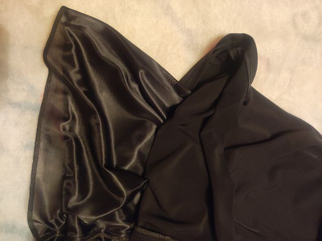 Vestido negro fiesta. Pilar Prieto. Talla M