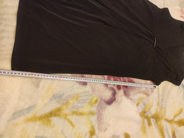 Vestido negro fiesta. Pilar Prieto. Talla M