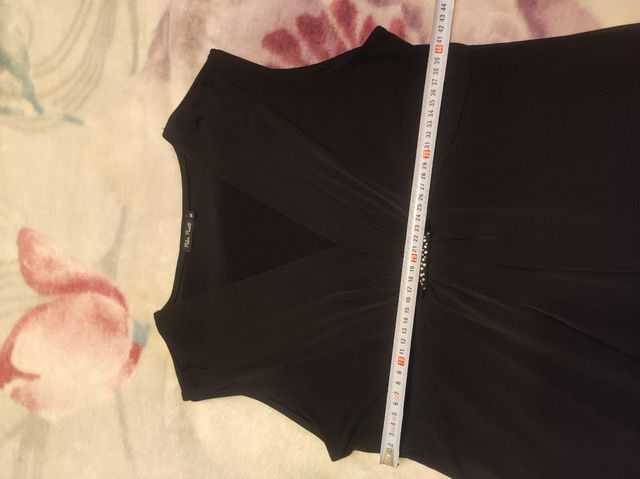 Vestido negro fiesta. Pilar Prieto. Talla M