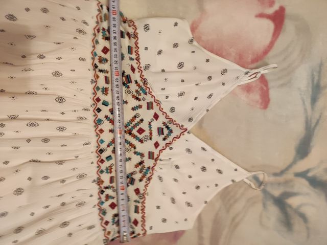 Vestido blanco. C&A. Talla 44