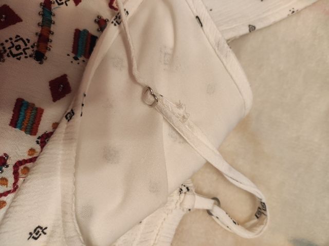 Vestido blanco. C&A. Talla 44