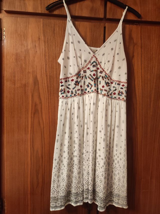 Vestido blanco. C&A. Talla 44