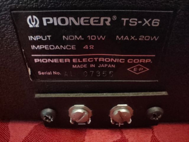 pioneer ts-x6