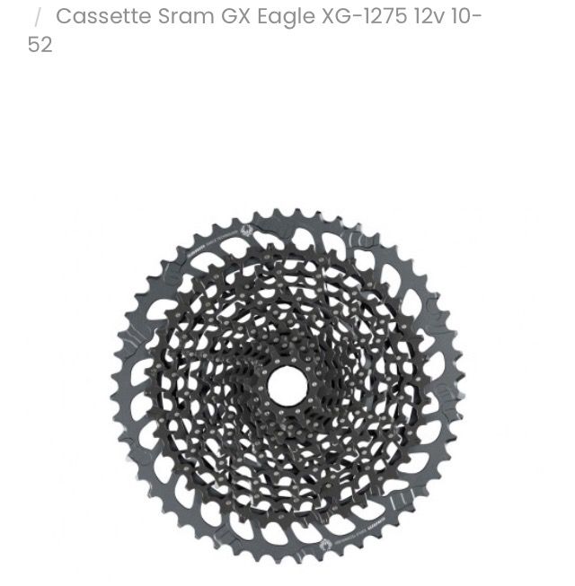 Novas bandas Sram GX Lunar 10/52