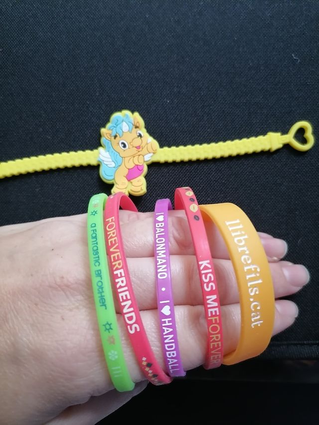 Pulseras silicona forever + Little pony