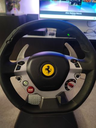 Volante thrustmaster Ferrari exclusivo xbox 360