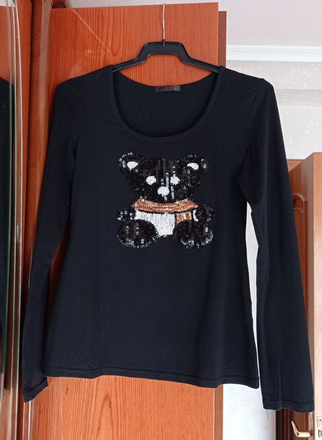 camiseta lentejuelas