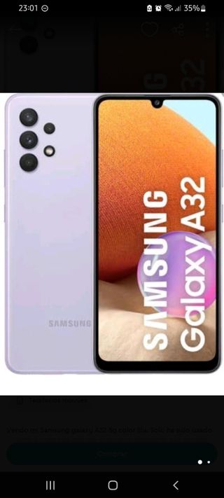 SAMSUNG Galaxy A32 5G Morado De Segunda Mano Por 165 EUR En Aguadulce samsung-galaxy-a32-5g-morado-de-segunda-mano-por-165-eur-en-aguadulce