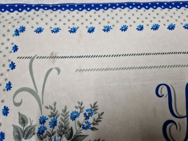 Conjunto de 15 piezas de mantelería vintage