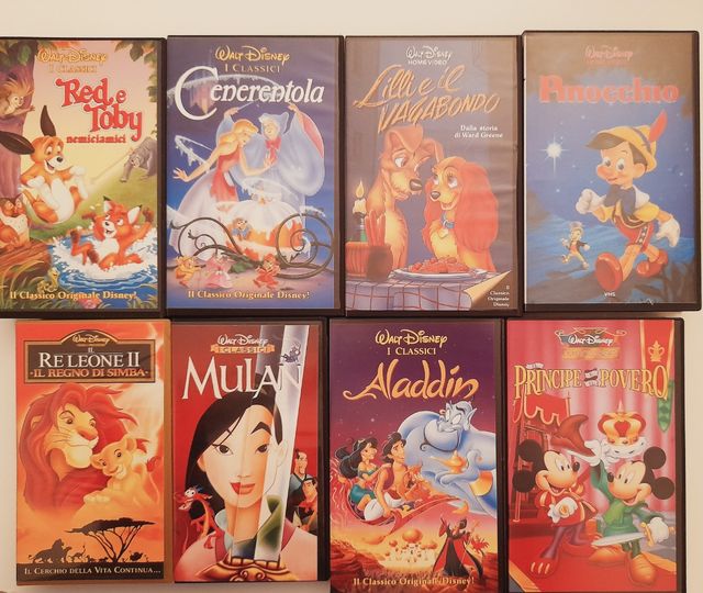 Videocassette film Disney 