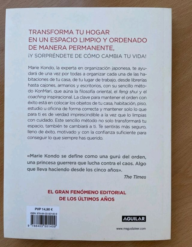 la magia del orden (marie kondo)
