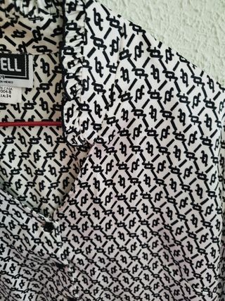 Camisa vintage satinada NUEVA M/L