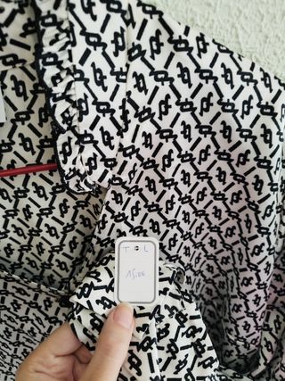 Camisa vintage satinada NUEVA M/L