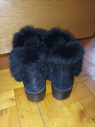 Botín con pelo
