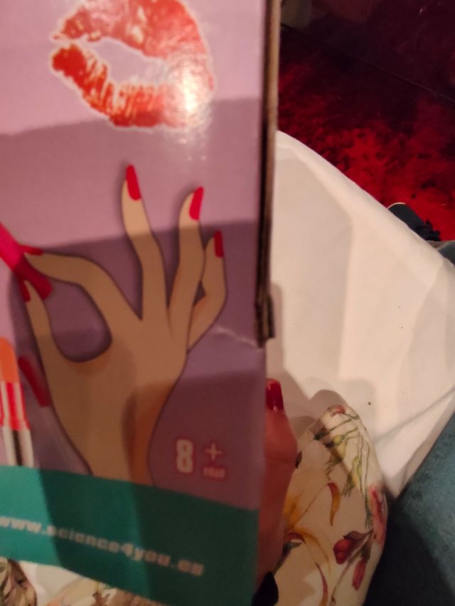 Juguete la ciencia de los pintalabios