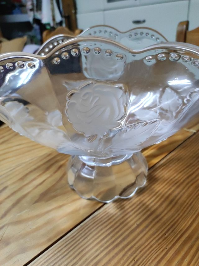 Frutero de cristal