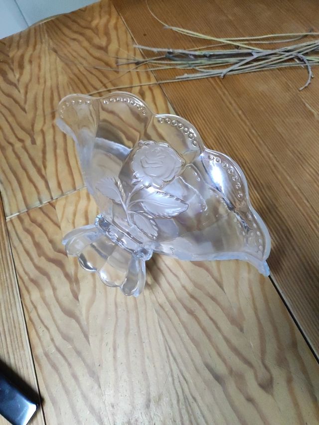 Frutero de cristal