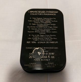 miniature profumi borsari 1870