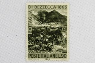 72. Francobollo Italia la battaglia Bezzecca