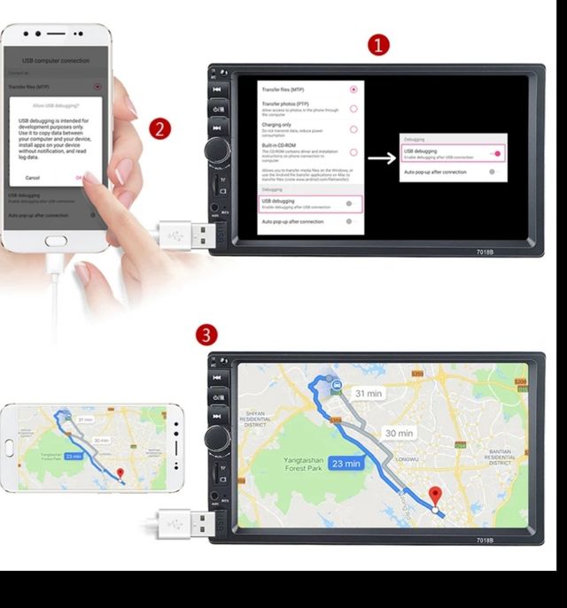 radio pantalla universal