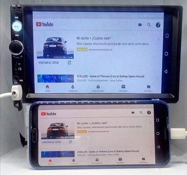 radio pantalla universal