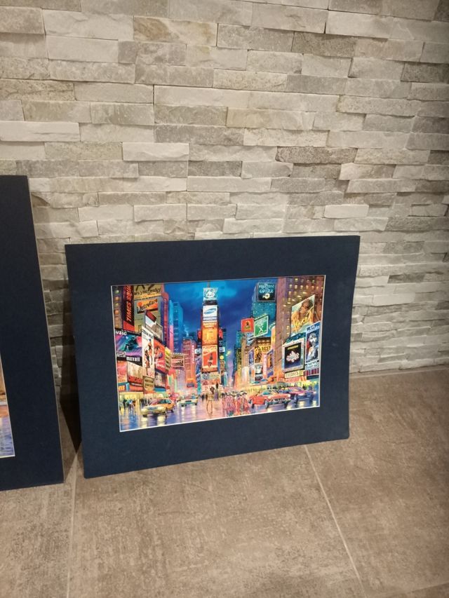 Lote 2 laminas cuadro.