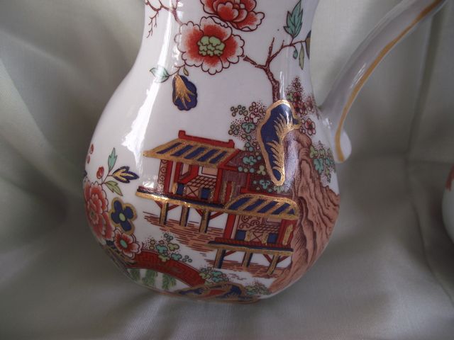 Large Pair of Ironstone Water Jugs