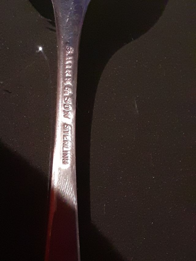 Cinco Cucharas Plata de Ley S.Kirk&Son/Kirk Stieff