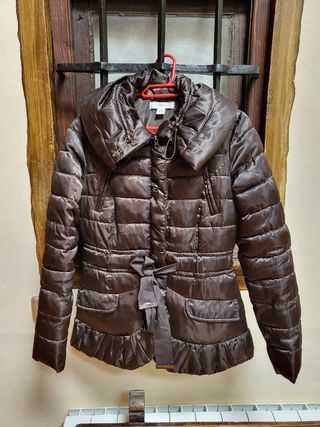 cazadora marrón chocolate talla S