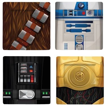 Star Wars Set 4 de Platos Melamina