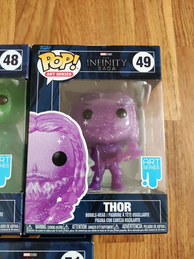 Pop! Hulk 48 / Thor 49 / Hawkeye 51