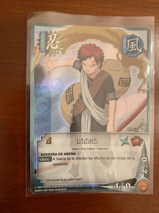 Carta Naruto Gaara de la arena en español #177 