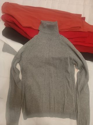 JERSEYS MUJER LANA CUELLO ALTO TALLA M-L