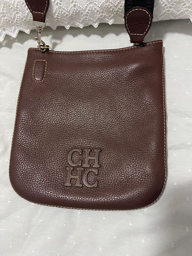 Bolso CAROLINA HERRERA bandolera PIEL en marron