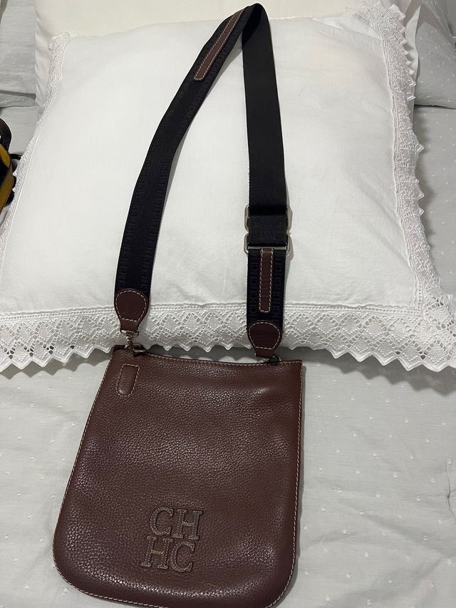 Bolso CAROLINA HERRERA bandolera PIEL en marron