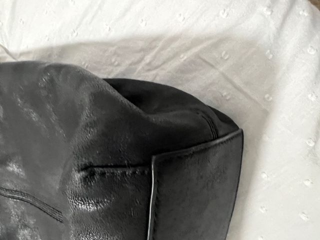 Bolso MAJE piel hombro y mano con cadenas doradas