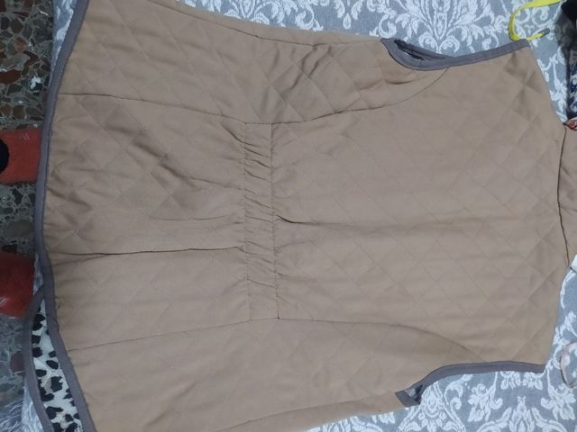 Chaleco mujer color camel