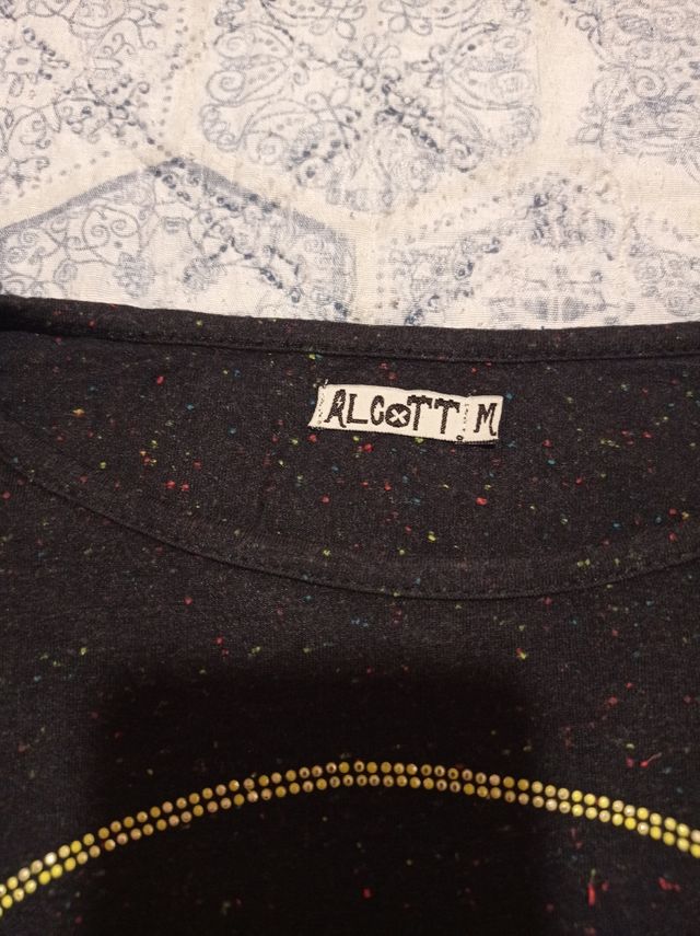 T-shirt donna con teschio tg.M