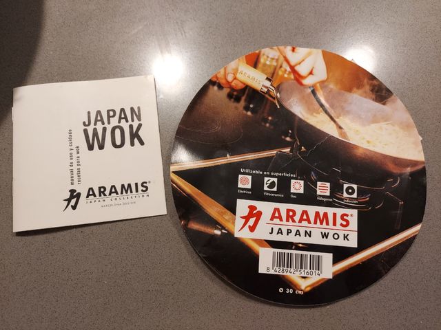 Wok antiadherente de 30cm