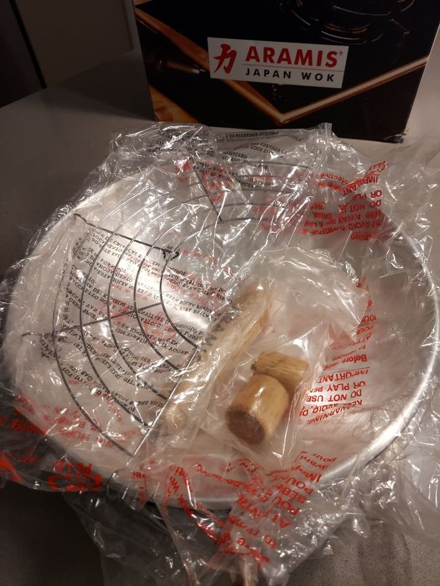 Wok antiadherente de 30cm