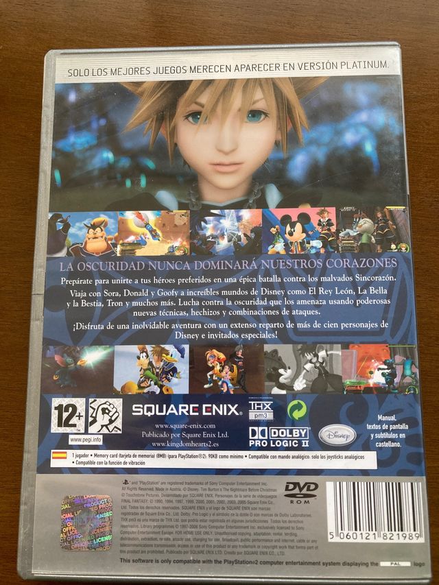Kingdom hearts 2 Ps2 PAL ESP Completo