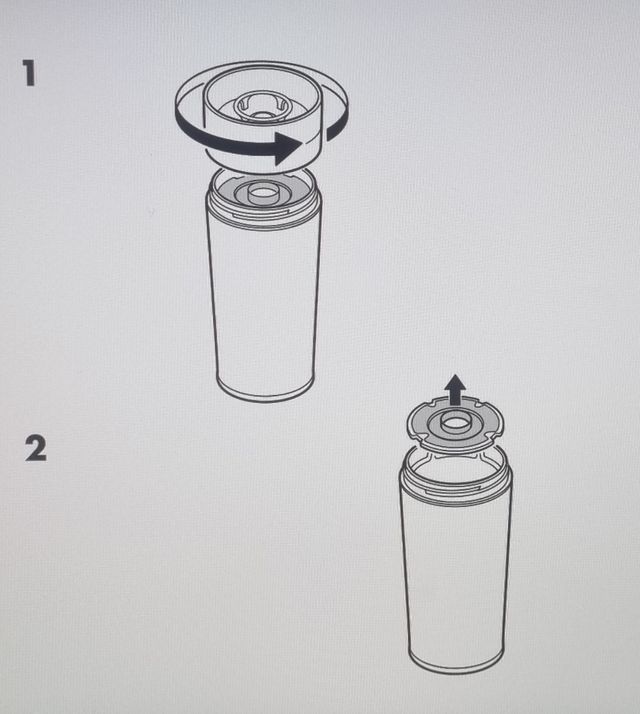 Vaso-termo de viaje acero inoxidable 35cl