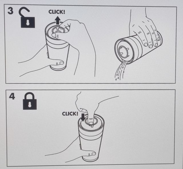 Vaso-termo de viaje acero inoxidable 35cl