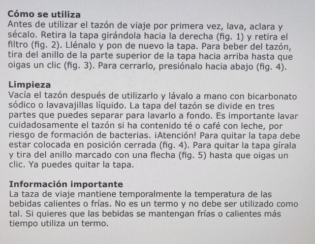 Vaso-termo de viaje acero inoxidable 35cl